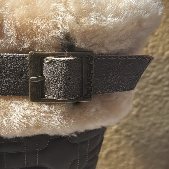 BEARPAW Nikiski Winter Snow Boots US WOMANS 9 Brown Warm Sheepskin/ Wool Boot - Picture 3 of 10